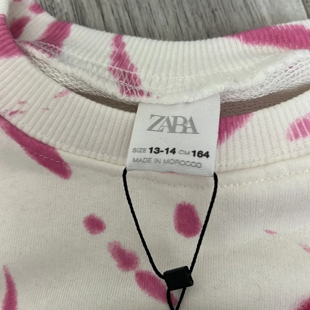 Zara Tie Dye Bear Sweatshirt